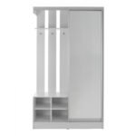 ΕΠΙΠΛΟ ΕΙΣΟΔΟΥ ΜΕ ΣΥΡΟΜΕΝΗ ΝΤΟΥΛΑΠΑ Κ ΚΑΘΡΕΦΤΗ DULCE ΛΕΥΚΟ HM2424.03 118x45x210 εκ. - Image 4