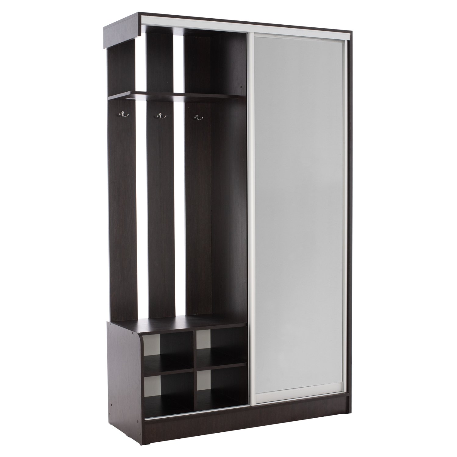 epiplo-eisodoy-me-syromeni-ntoylapa-k-ka ΕΠΙΠΛΟ ΕΙΣΟΔΟΥ ΜΕ ΣΥΡΟΜΕΝΗ ΝΤΟΥΛΑΠΑ Κ ΚΑΘΡΕΦΤΗ DULCE WENGE HM2424.02 118X45X210Yεκ. - Image 1