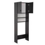 ΕΠΙΠΛΟ ΠΛΥΝΤΗΡΙΟΥ ΜΕ ΡΑΦΙΑ ΚΑΙ ΝΤΟΥΛΑΠΙ TERRY ΓΚΡΙ ΜΕΛΑΜΙΝΗ HM9122.13 64Χ29Χ181Υεκ. - Image 3