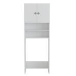 ΕΠΙΠΛΟ ΠΛΥΝΤΗΡΙΟΥ ΜΕ ΡΑΦΙΑ ΚΑΙ ΝΤΟΥΛΑΠΙ TERRY ΛΕΥΚΟ ΜΕΛΑΜΙΝΗ 64Χ27Χ180Υεκ.HM9122.11 - Image 3