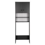 ΕΠΙΠΛΟ ΠΛΥΝΤΗΡΙΟΥ ΜΕ ΡΑΦΙΑ ΚΑΙ ΝΤΟΥΛΑΠΙ TERRY ΓΚΡΙ ΜΕΛΑΜΙΝΗ HM9122.13 64Χ29Χ181Υεκ. - Image 4