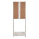 ΕΠΙΠΛΟ ΠΛΥΝΤΗΡΙΟΥ ΜΕ ΡΑΦΙΑ&ΝΤΟΥΛΑΠΙ TERRY ΛΕΥΚΟ ΜΑΡΜΑΡΟ ΕΦΕ HM9122.12 64Χ29Χ181Υεκ. - Image 6