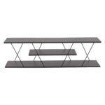 ΕΠΙΠΛΟ ΤΗΛΕΟΡΑΣΗΣ TARS HM8922.20 ΜΕΛΑΜΙΝΗ ΓΚΡΙ 120x32x33Yεκ. - Image 3