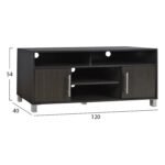 ΕΠΙΠΛΟ ΤΗΛΕΟΡΑΣΗΣ ΜΕΛΑΜΙΝΗΣ DANNA HM2202.01 ZEBRANO 120x40x54 εκ. - Image 2