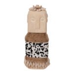 ΕΠΙΤΡΑΠΕΖΙΟ ΑΓΑΛΜΑΤΙΔΙΟ SUMBA HM4309 ΛΕΥΚΟ PARAS STONE-ΧΑΝΤΡΕΣ-SEAGRASS ΣΧΟΙΝΙ 7x7x17Υεκ. - Image 3