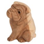 ΕΠΙΤΡΑΠΕΖΙΟ ΔΙΑΚΟΣΜΗΤΙΚΟ DOZER BULLDOG ΞΥΛΟ SUAR ΣΕ ΦΥΣΙΚΟ ΧΡΩΜΑ HM7923 9x8x12Y εκ. - Image 3