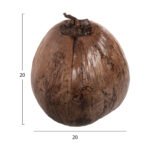 ΕΠΙΤΡΑΠΕΖΙΟ ΔΙΑΚΟΣΜΗΤΙΚΟ HM4326.01 ΚΑΡΥΔΑ ΣΕ ΦΥΣΙΚΟ ΧΡΩΜΑ 20x20x20Υεκ - Image 2