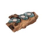 ΕΠΙΤΡΑΠΕΖΙΟ ΔΙΑΚΟΣΜΗΤΙΚΟ ΓΙΑ ΚΕΡΙΑ 3 ΘΕΣΕΩΝ HM4282 ΜΑΣΙΦ ΞΥΛΟ ΤΕΑΚ & ΓΥΑΛΙ-ΦΥΣΙΚΟ - Image 4