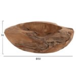 ΕΠΙΤΡΑΠΕΖΙΟ ΔΙΑΚΟΣΜΗΤΙΚΟ ΜΠΟΛ YOKI HM9629 ΞΥΛΟ ΤΕΑΚ Φ50x16Y εκ. - Image 2