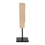 ΕΠΙΤΡΑΠΕΖΙΟ ΔΙΑΚΟΣΜΗΤΙΚΟ ΠΡΟΣΩΠΟ HM4312 PARAS STONE-ΜΑΥΡΟ ΜΕΤΑΛΛΙΚΟ STAND 9x3x22Yεκ. - Image 4