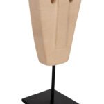 ΕΠΙΤΡΑΠΕΖΙΟ ΔΙΑΚΟΣΜΗΤΙΚΟ ΠΡΟΣΩΠΟ HM4312 PARAS STONE-ΜΑΥΡΟ ΜΕΤΑΛΛΙΚΟ STAND 9x3x22Yεκ. - Image 5