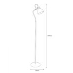 ΦΩΤΙΣΤΙΚΟ ΔΑΠΕΔΟΥ ΜΕΤΑΛΛΙΚΟ ΜΑΥΡΟ HM7342 35x30x183 εκ. - Image 3