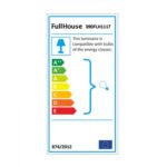 ΦΩΤΙΣΤΙΚΟ ΔΑΠΕΔΟΥ ΞΥΛΙΝΟ CAGNEY ΕΚΡΟΥ ΜΕ ΜΑΥΡΟ ΚΑΠΕΛΟ HM7272.17 Φ38x145 εκ. - Image 4