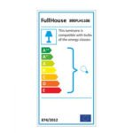 ΦΩΤΙΣΤΙΚΟ ΔΑΠΕΔΟΥ ΞΥΛΙΝΟ CAGNEY ΛΕΥΚΟ ΜΕ ΓΚΡΙ ΚΑΠΕΛΟ HM7272.06 Φ38x145 εκ. - Image 4