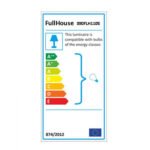 ΦΩΤΙΣΤΙΚΟ ΔΑΠΕΔΟΥ ΞΥΛΙΝΟ CAGNEY ΛΕΥΚΟ ΜΕ ΜΑΥΡΟ ΚΑΠΕΛΟ HM7272.05 Φ38x145 εκ. - Image 4