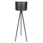 ΦΩΤΙΣΤΙΚΟ ΔΑΠΕΔΟΥ CAGNEY ΞΥΛΙΝΟ ΓΚΡΙ ΜΕ ΜΑΥΡΟ ΚΑΠΕΛΟ HM7272.10 Φ38x145 εκ.