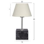 ΦΩΤΙΣΤΙΚΟ ΕΠΙΤΡΑΠΕΖΙΟ HM7594.01 ΕΚΡΟΥ 13x13x43Y εκ. - Image 2