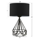 ΦΩΤΙΣΤΙΚΟ ΕΠΙΤΡΑΠΕΖΙΟ ΜΕΤΑΛΛΙΚΟ ΜΑΥΡΟ HM7605.01 - Image 2