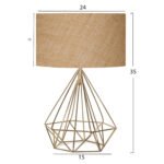 ΦΩΤΙΣΤΙΚΟ ΕΠΙΤΡΑΠΕΖΙΟ ΜΕΤΑΛΛΙΚΟ ΜΠΕΖ ΧΡΥΣΟ HM7606.01 - Image 2