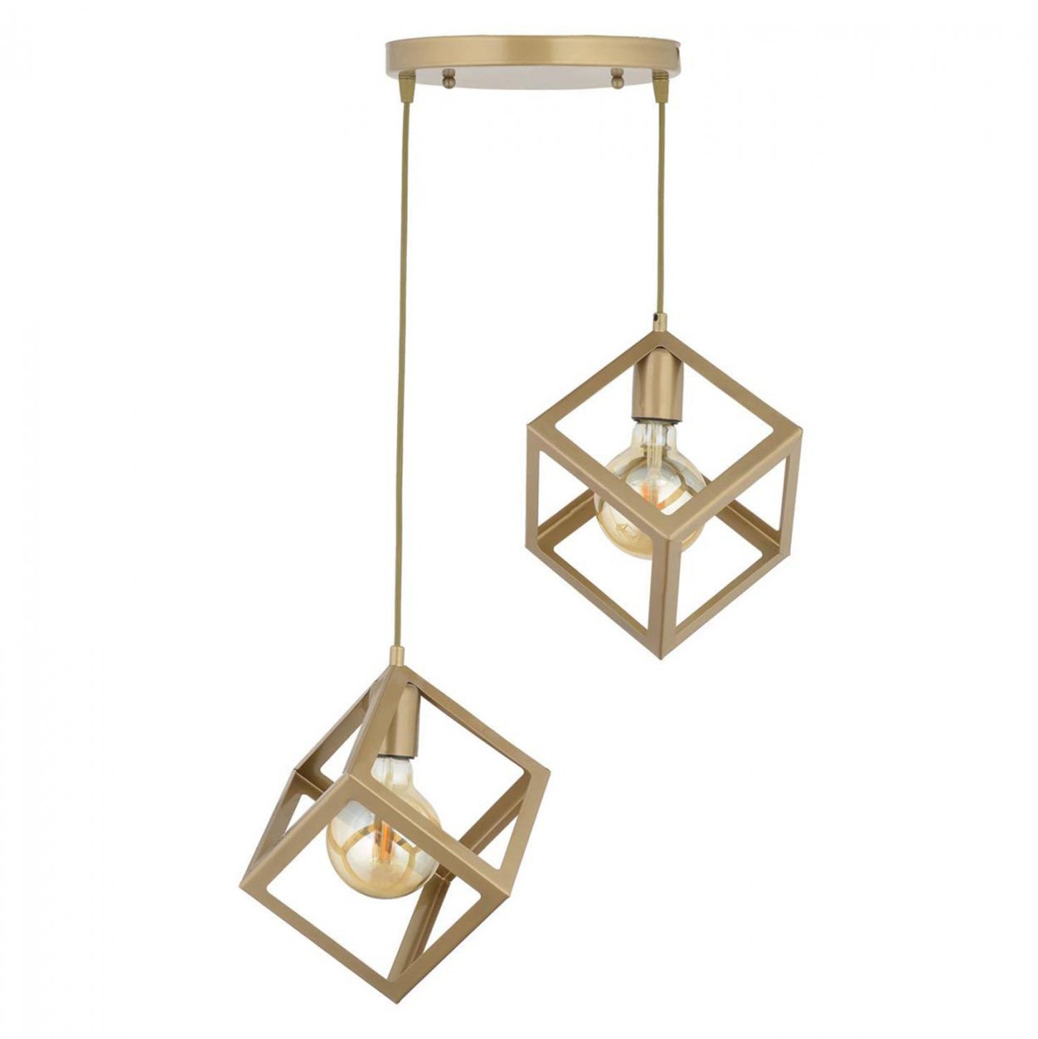 fotistiko-orofis-2foto-metalliko-chryso- ΦΩΤΙΣΤΙΚΟ ΟΡΟΦΗΣ 2ΦΩΤΟ ΜΕΤΑΛΛΙΚΟ ΧΡΥΣΟ HM7420.02 35x80Υ εκ. - Image 1