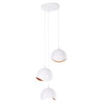 ΦΩΤΙΣΤΙΚΟ ΟΡΟΦΗΣ 3-ΦΩΤΟ HM4166.02 ΜΕΤΑΛΛΙΚΕΣ ΣΦΑΙΡΕΣ ΛΕΥΚΟ-ΠΟΡΤΟΚΑΛΙ Φ20x112Υ - Image 3