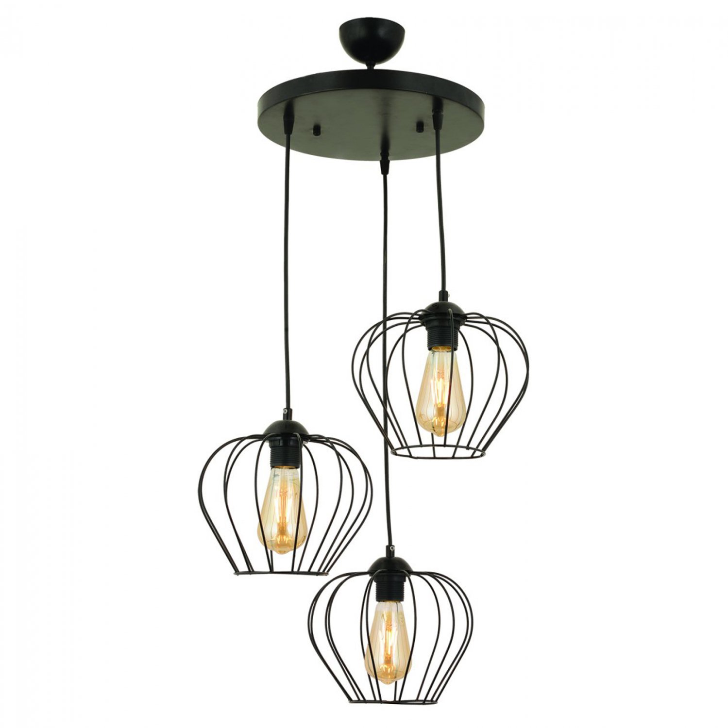 fotistiko-orofis-3foto-metalliko-mayro-f ΦΩΤΙΣΤΙΚΟ ΟΡΟΦΗΣ 3ΦΩΤΟ ΜΕΤΑΛΛΙΚΟ ΜΑΥΡΟ HM7564.01 40x80Υ εκ. - Image 1