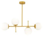 ΦΩΤΙΣΤΙΚΟ ΟΡΟΦΗΣ 4ΦΩΤΟ ΧΡΥΣΟ HM7411.02  85x67cm - Image 3