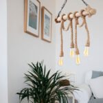 ΦΩΤΙΣΤΙΚΟ ΟΡΟΦΗΣ 4ΦΩΤΟ ΞΥΛΙΝΟ ΜΕ ΣΧΟΙΝΙ HM7321 65x8x82 εκ. - Image 5