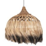 ΦΩΤΙΣΤΙΚΟ ΟΡΟΦΗΣ ΑΠΟ ΙΝΕΣ ΑΜΠΑΚΑ ΣΕ ΦΥΣΙΚΟ ΚΑΙ ΜΑΥΡΟ ΧΡΩΜΑ Φ52x52-120Yεκ.HM7761 - Image 3