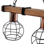 ΦΩΤΙΣΤΙΚΟ ΟΡΟΦΗΣ ΔΙΦΩΤΟ ΜΕ ΞΥΛΟ ΚΑΙ ΜΕΤΑΛΛΙΚΑ ΠΛΕΓΜΑΤΑ 40x16x63Υεκ.HM7681.01 - Image 4