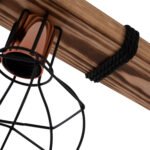 ΦΩΤΙΣΤΙΚΟ ΟΡΟΦΗΣ ΔΙΦΩΤΟ ΜΕ ΞΥΛΟ ΚΑΙ ΜΕΤΑΛΛΙΚΑ ΠΛΕΓΜΑΤΑ 40x16x63Υεκ.HM7681.01 - Image 6