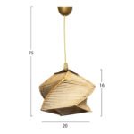 ΦΩΤΙΣΤΙΚΟ ΟΡΟΦΗΣ HM7492 20x20x75 εκ. - Image 2