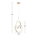 ΦΩΤΙΣΤΙΚΟ ΟΡΟΦΗΣ HM7509.02 30x30x70 εκ. - Image 2