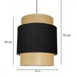 ΦΩΤΙΣΤΙΚΟ ΟΡΟΦΗΣ HM7627.02 MΑΥΡΟ ΜΠΕΖ - Image 2