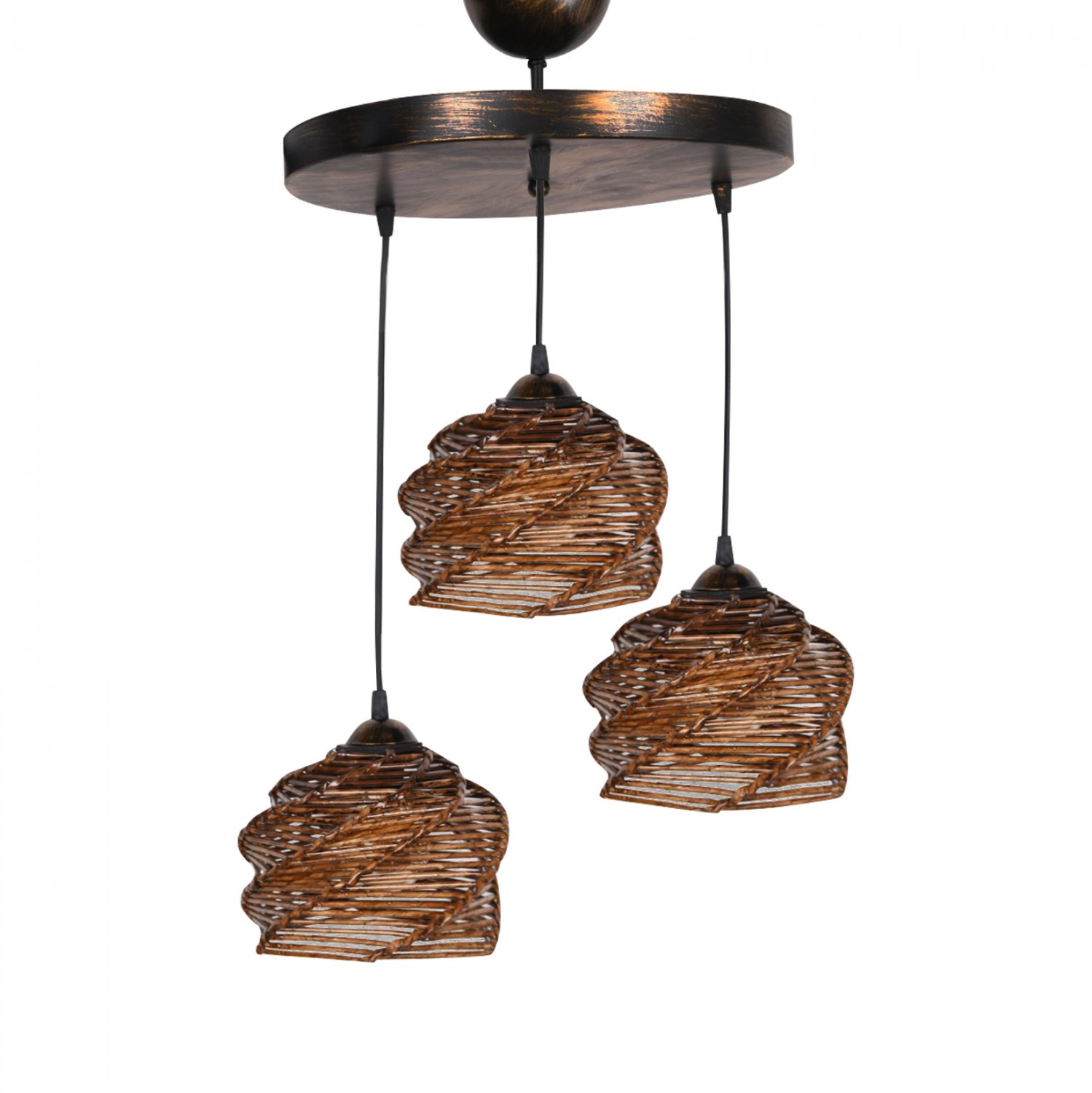 fotistiko-orofis-kremasto-3-tmx-fb97479- ΦΩΤΙΣΤΙΚΟ ΟΡΟΦΗΣ ΕΣΩΤΕΡΙΚΟΥ ΧΩΡΟΥ ΚΡΕΜΑΣΤΟ 3ΦΩΤΟ ΞΥΛΟ BAMBOO ΚΑΡΥΔΙ HM7479 23x15εκ. - Image 1