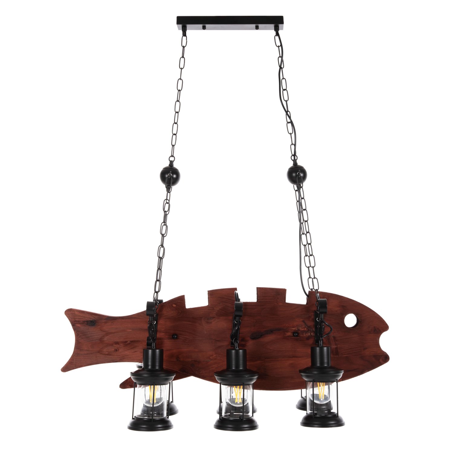 fotistiko-orofis-kremasto-6-foto-fb94118 ΦΩΤΙΣΤΙΚΟ ΟΡΟΦΗΣ ΚΡΕΜΑΣΤΟ 6-ΦΩΤΟ HM4118 ΞΥΛΙΝΟ ΨΑΡΙ-ΜΑΥΡΟ ΜΕΤΑΛΛΟ-ΓΥΑΛΙ 95x35x116Υεκ - Image 1