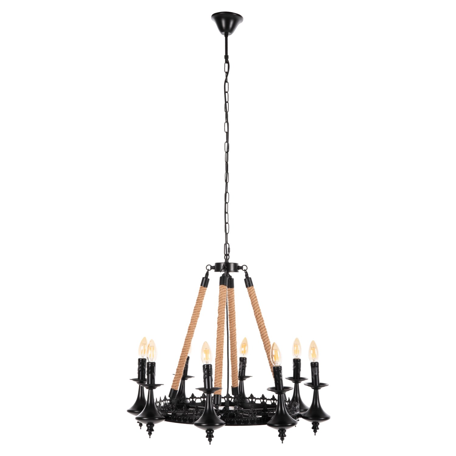 fotistiko-orofis-kremasto-8-foto-fb94169 ΦΩΤΙΣΤΙΚΟ ΟΡΟΦΗΣ ΚΡΕΜΑΣΤΟ 8-ΦΩΤΟ HM4169 ΜΑΥΡΟ ΜΕΤΑΛΛΟ-ΣΧΟΙΝΙ Φ66x131Υεκ. - Image 1