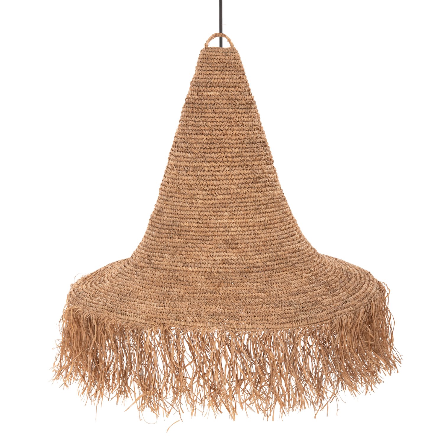 fotistiko-orofis-kremasto-fb94033-rattan ΦΩΤΙΣΤΙΚΟ ΟΡΟΦΗΣ ΚΡΕΜΑΣΤΟ HM4033 RATTAN ΣΕ ΦΥΣΙΚΟ Φ103x84,5-106Yεκ. - Image 1
