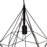 ΦΩΤΙΣΤΙΚΟ ΟΡΟΦΗΣ ΚΡΕΜΑΣΤΟ HM4064 ΜΑΥΡΟ ΜΕΤΑΛΛΙΚΟ ΚΑΠΕΛΟ 32x37x128Yεκ. - Image 5