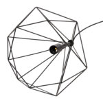 ΦΩΤΙΣΤΙΚΟ ΟΡΟΦΗΣ ΚΡΕΜΑΣΤΟ HM4064 ΜΑΥΡΟ ΜΕΤΑΛΛΙΚΟ ΚΑΠΕΛΟ 32x37x128Yεκ. - Image 6