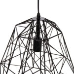 ΦΩΤΙΣΤΙΚΟ ΟΡΟΦΗΣ ΚΡΕΜΑΣΤΟ HM4066 ΜΑΥΡΟ ΜΕΤΑΛΛΙΚΟ ΚΑΠΕΛΟ 39x34x130Υεκ. - Image 3