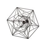 ΦΩΤΙΣΤΙΚΟ ΟΡΟΦΗΣ ΚΡΕΜΑΣΤΟ HM4068 ΜΑΥΡΟ ΜΕΤΑΛΛΙΚΟ ΚΑΠΕΛΟ 40x35x130Υεκ. - Image 6