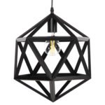 ΦΩΤΙΣΤΙΚΟ ΟΡΟΦΗΣ ΚΡΕΜΑΣΤΟ HM4073 ΜΑΥΡΟ ΜΕΤΑΛΛΟ 30x30x35Yεκ. - Image 3