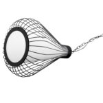 ΦΩΤΙΣΤΙΚΟ ΟΡΟΦΗΣ ΚΡΕΜΑΣΤΟ HM4074 ΜΕΤΑΛΛΙΚΟ ΜΑΥΡΟ ΚΑΠΕΛΟ Φ33x43-141Yεκ. - Image 5