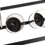 ΦΩΤΙΣΤΙΚΟ ΟΡΟΦΗΣ ΚΡΕΜΑΣΤΟ HM4082 ΜΑΥΡΟ ΜΕΤΑΛΛΟ ΚΑΙ ΓΥΑΛΙ 80x25x23,5-85Yεκ. - Image 5