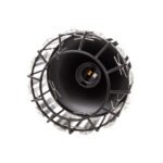 ΦΩΤΙΣΤΙΚΟ ΟΡΟΦΗΣ ΚΡΕΜΑΣΤΟ HM4084 3ΦΩΤΟ ΜΑΥΡΟ ΜΕΤΑΛΛΟ-ΓΥΑΛΙ Φ14x123Yεκ. - Image 5