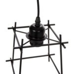 ΦΩΤΙΣΤΙΚΟ ΟΡΟΦΗΣ ΚΡΕΜΑΣΤΟ HM4085 ΚΑΠΕΛΟ ΜΕΤΑΛΛΙΚΟ ΠΛΑΙΣΙΟ 17x17x128Υεκ. - Image 4