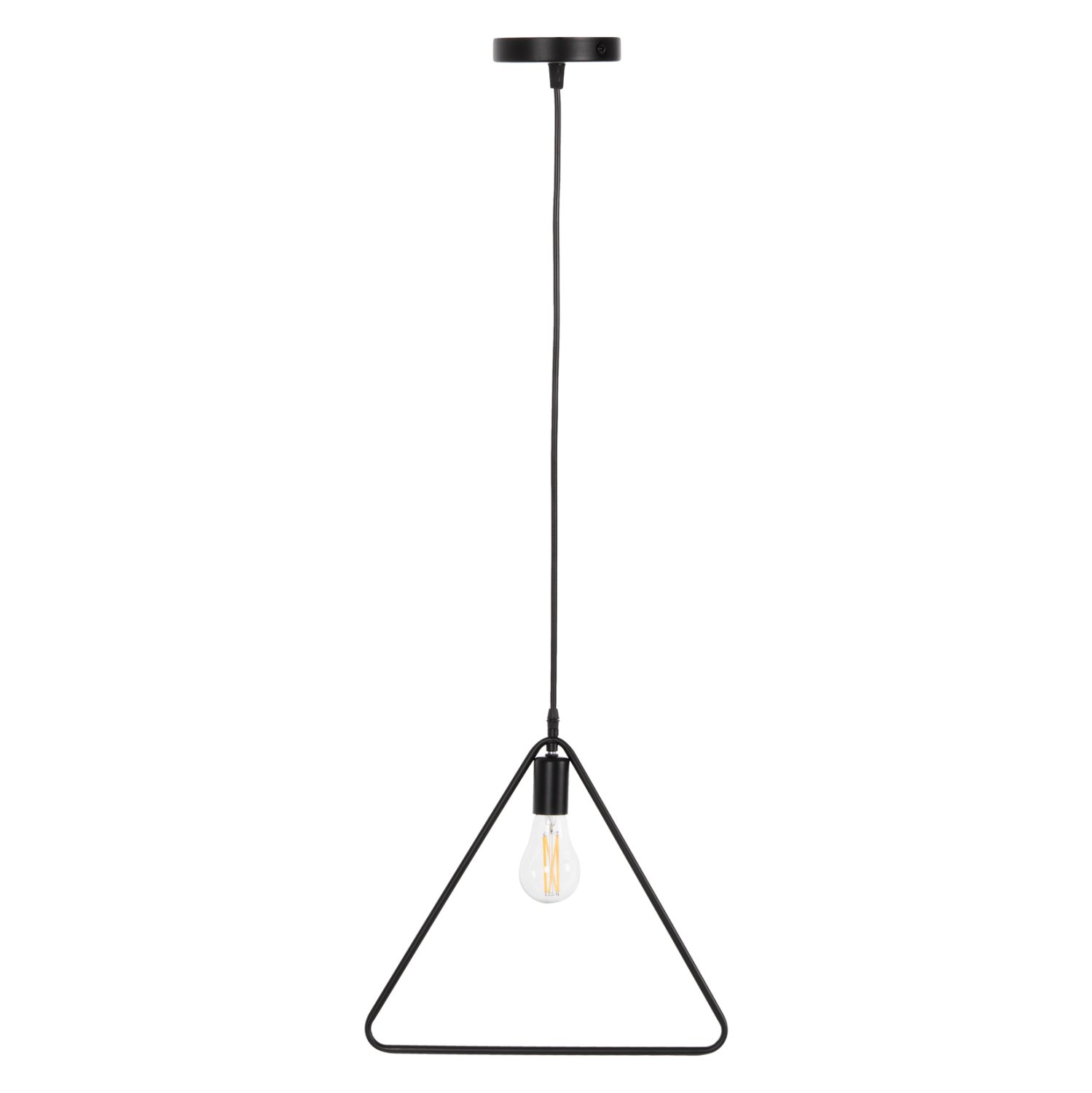 fotistiko-orofis-kremasto-fb94096-mayro- ΦΩΤΙΣΤΙΚΟ ΟΡΟΦΗΣ ΚΡΕΜΑΣΤΟ HM4096 ΜΑΥΡΟ ΜΕΤΑΛΛΙΚΟ ΤΡΙΓΩΝΟ 38x132Υεκ. - Image 1