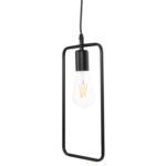 ΦΩΤΙΣΤΙΚΟ ΟΡΟΦΗΣ ΚΡΕΜΑΣΤΟ HM4097 ΜΑΥΡΟ ΜΕΤΑΛΛΙΚΟ ΟΡΘΟΓΩΝΙΟ 17,5x133Υεκ. - Image 4