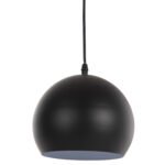 ΦΩΤΙΣΤΙΚΟ ΟΡΟΦΗΣ ΚΡΕΜΑΣΤΟ HM4107 ΜΑΥΡΟ ΜΕΤΑΛΛΙΚΟ ΚΑΠΕΛΟ 19x19x115Υ εκ. - Image 4